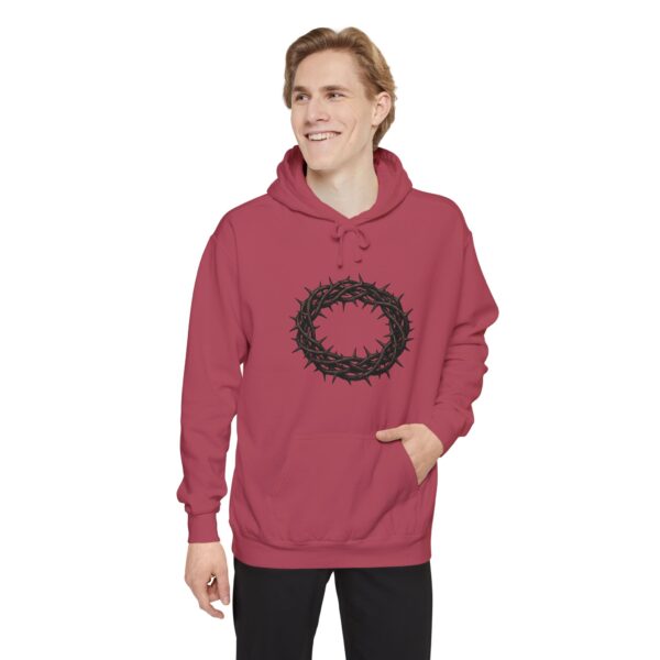 609567024080636885_2048.jpeg Crown of Thorns Graphic Hoodie — Faith-Inspired Minimalist Pullover