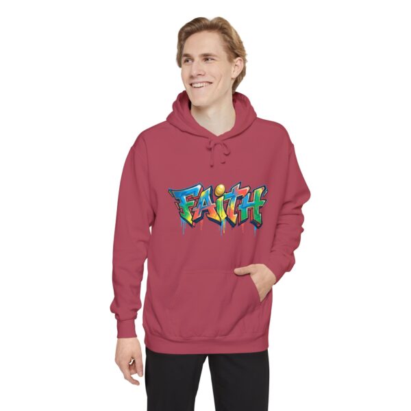 Faith Graffiti Hoodie — Bold Colorstreet Urban Pullover