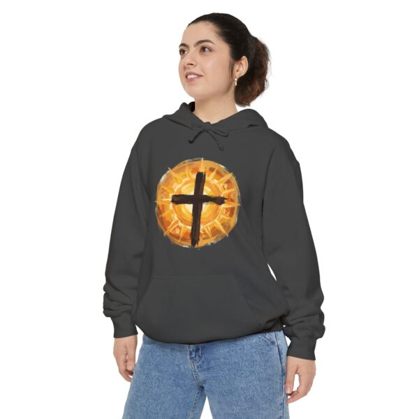 Christian Cross and SunHoodie — Faith Graphic Pullover