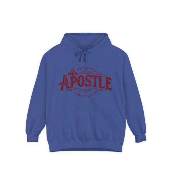 Apostle Hoodie — Vintage Script Religious Pullover