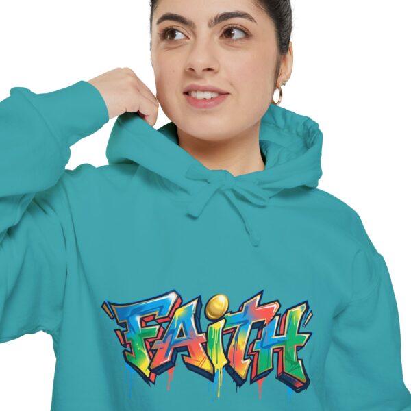 Faith Graffiti Hoodie — Bold Colorstreet Urban Pullover