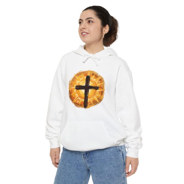 Christian Cross and SunHoodie — Faith Graphic Pullover