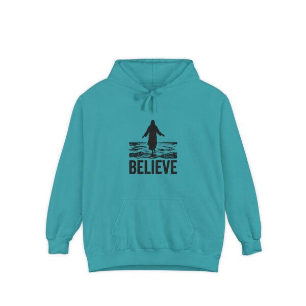Believe Jesus Walks on Water Hoodie — Vintage Graphic Hoodie