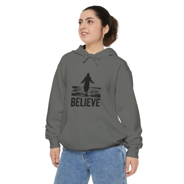 Believe Jesus Walks on Water Hoodie — Vintage Graphic Hoodie