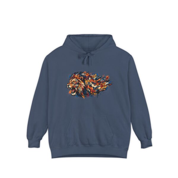 Colorful Lion Hoodie — Abstract Painted Lion Graphic Sweatshirt