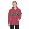 He Is Risen Hoodie — Christian Easter Pullover