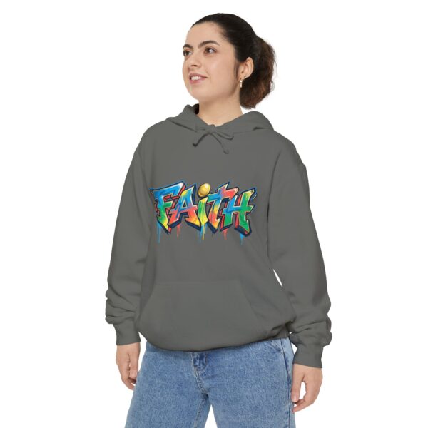 Faith Graffiti Hoodie — Bold Colorstreet Urban Pullover