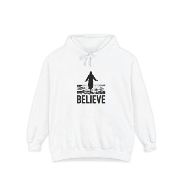 Believe Jesus Walks on Water Hoodie — Vintage Graphic Hoodie