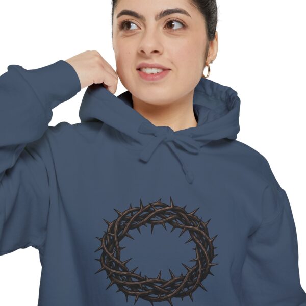 8027583453141705675_2048.jpeg Crown of Thorns Graphic Hoodie — Faith-Inspired Minimalist Pullover