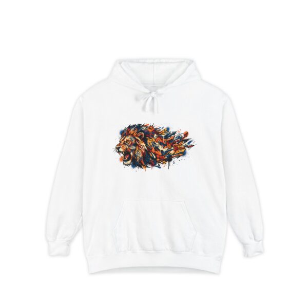 Colorful Lion Hoodie — Abstract Painted Lion Graphic Sweatshirt