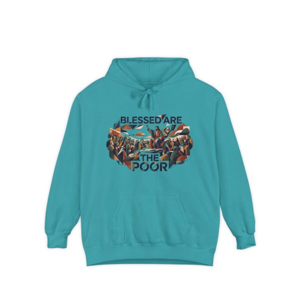 Blessed Are The Poor Hoodie — Religious Faith Graphic Pullover