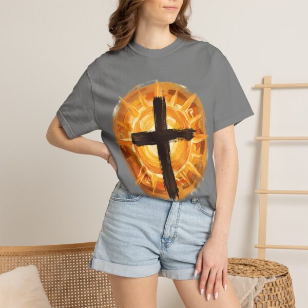 Christian Cross and Sun T-Shirt — Faith Graphic Tee