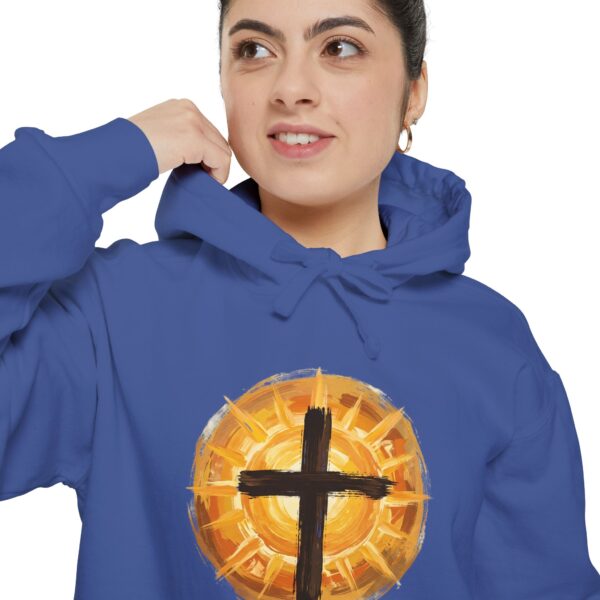 Christian Cross and SunHoodie — Faith Graphic Pullover