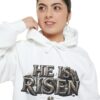 He Is Risen Hoodie — Christian Easter Pullover