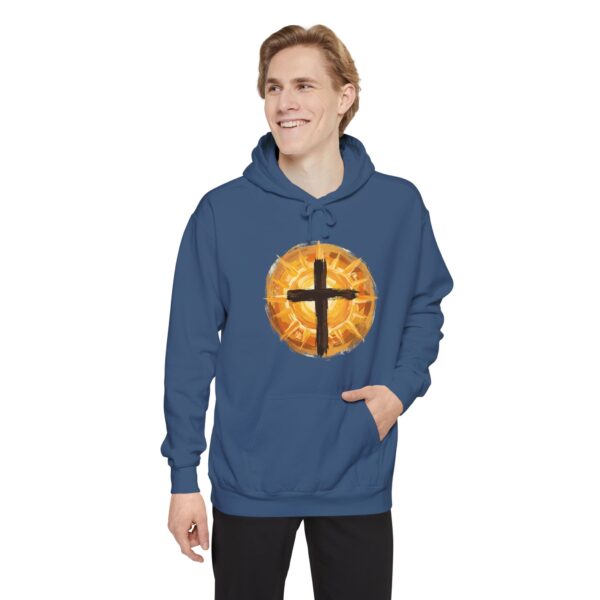 Christian Cross and SunHoodie — Faith Graphic Pullover