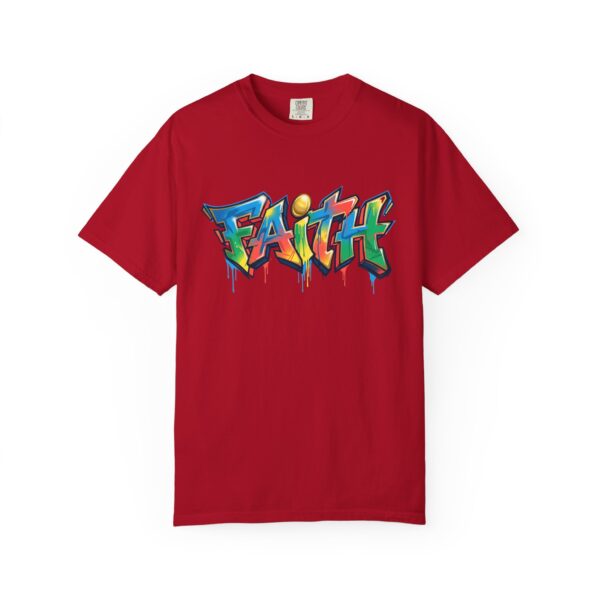Faith Graffiti T-Shirt — Colorful Street Art Christian Tee