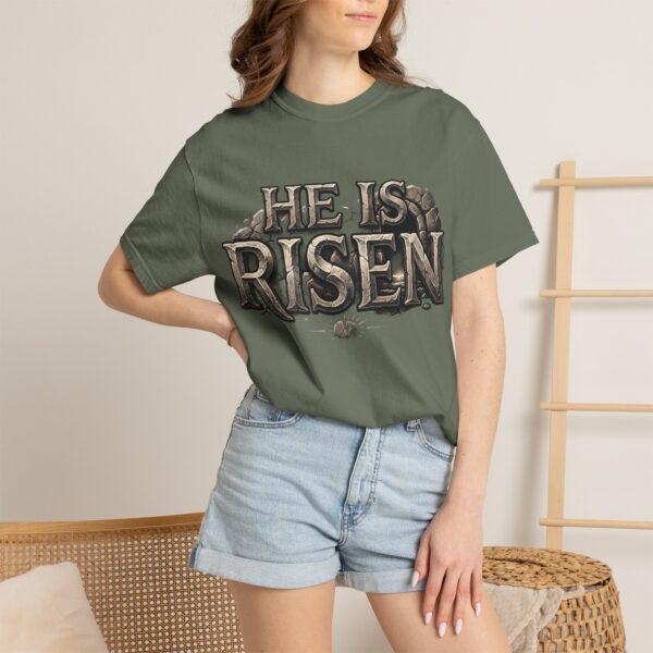 He Is Risen T-Shirt — Religious Christian Tee