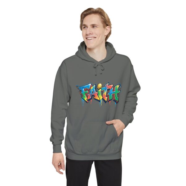 Faith Graffiti Hoodie — Bold Colorstreet Urban Pullover
