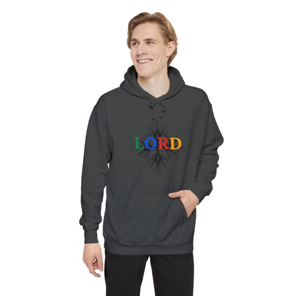 Lord Roots Hoodie — Colorful Tree of Life Christian Pullover