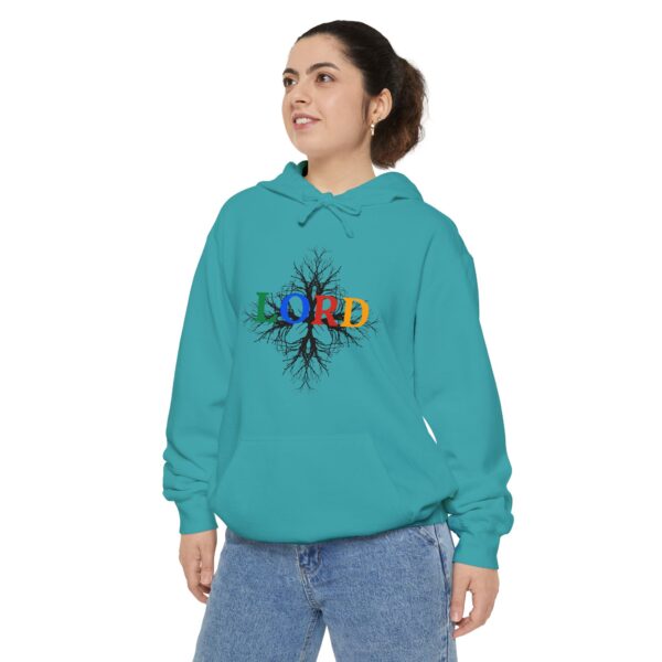 Lord Roots Hoodie — Colorful Tree of Life Christian Pullover