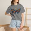 Colorful Angel Wings T-Shirt with Halo — Spiritual Graphic Tee