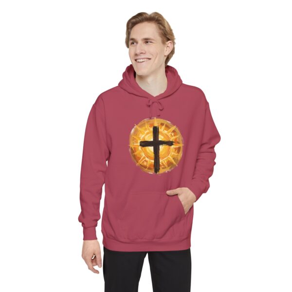 Christian Cross and SunHoodie — Faith Graphic Pullover