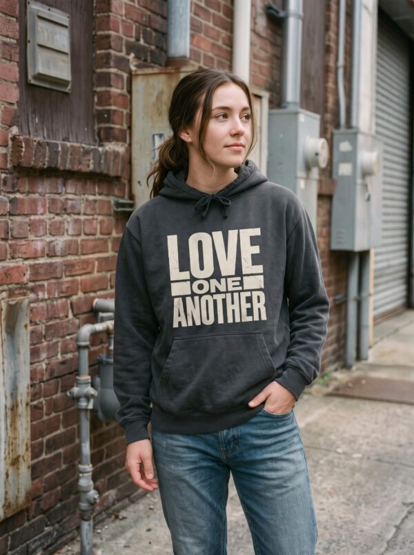 Love One Another Comfort Color Unisex Hoodie