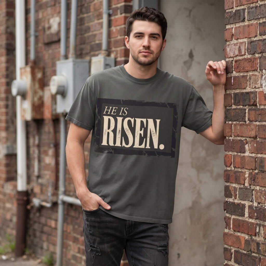 He Is Risen Comfort Colors Unisex T-Shirt
